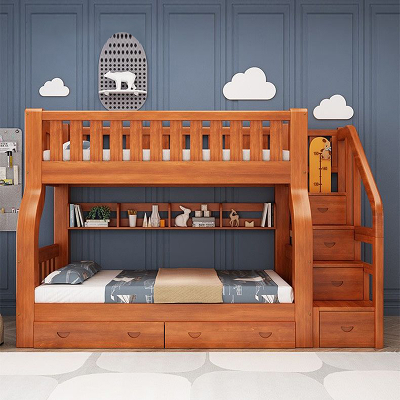 Bunk Bed With Stairs And Slide - Letto a Castello per Bambini e