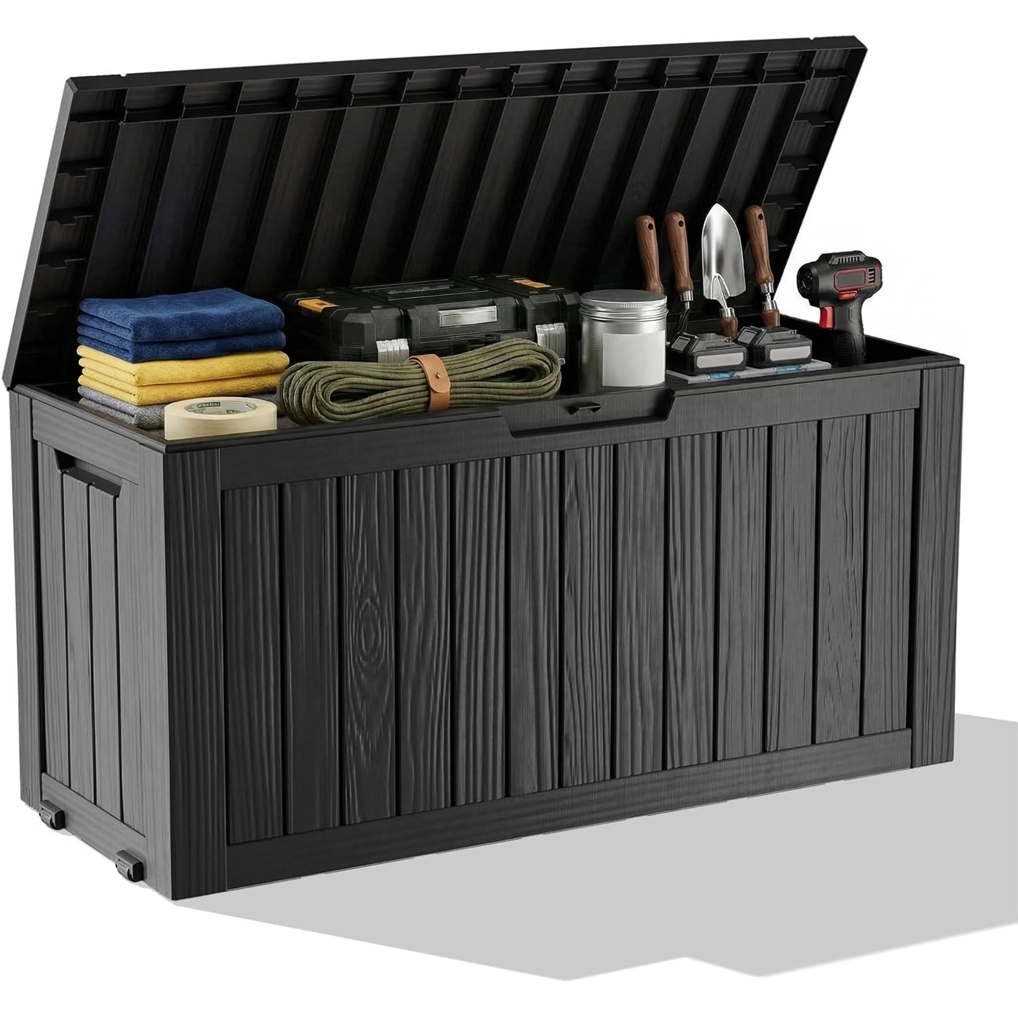 Outdoor Furniture - Contenitore da Esterno Impermeabile in Resina,