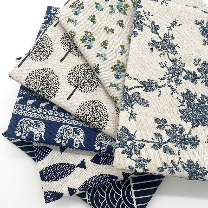 Sofas - Tessuto in Misto Cotone e Lino