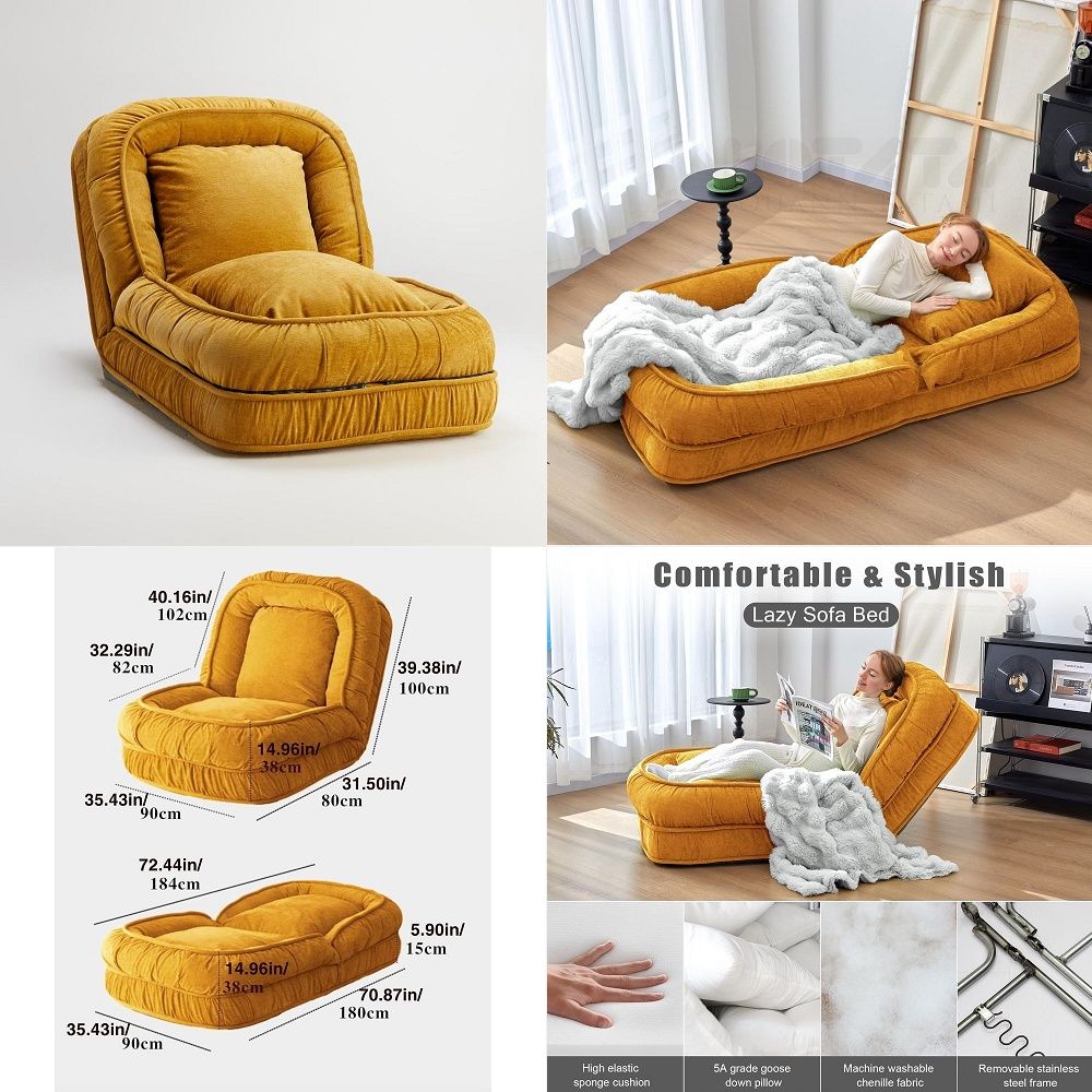 Sofas - Divano Letto Pieghevole, Sedia da Terra