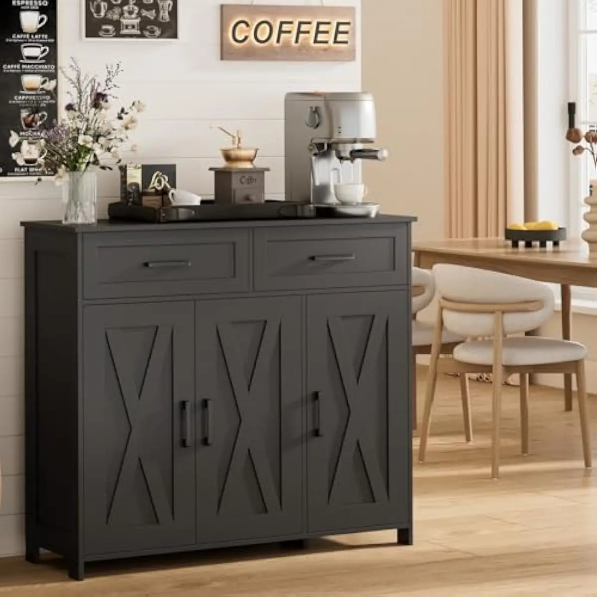 Storage - Mobiletto per Caffè con Cassetti, Mobile