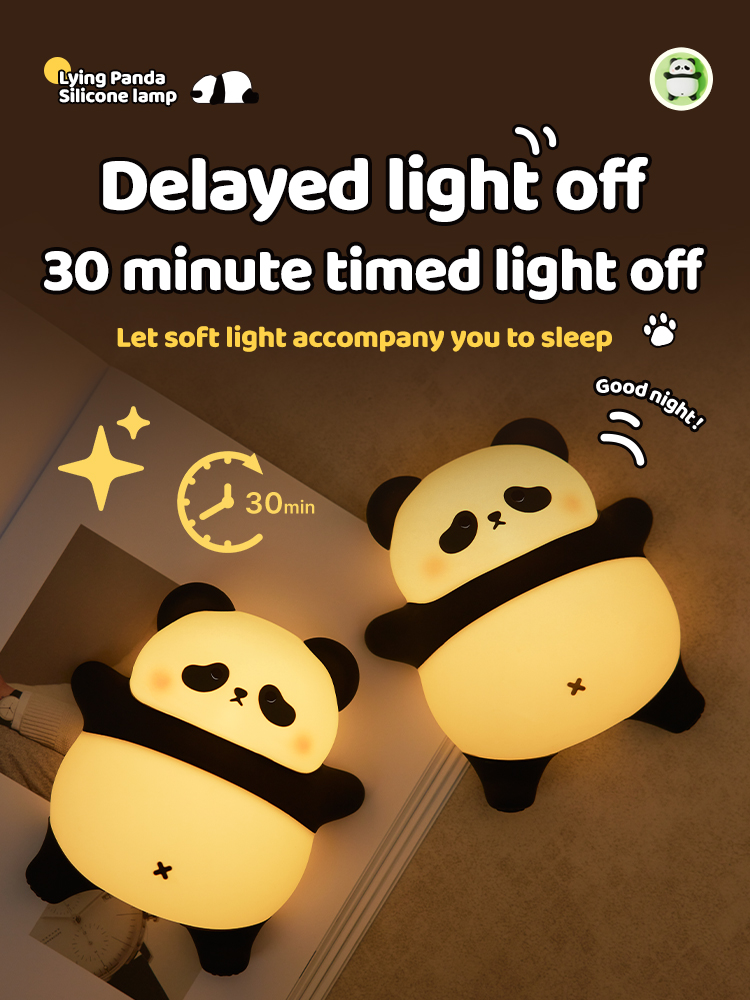 Floating Nightstand With Led Light - Simpatico cartone animato LED luce notturna