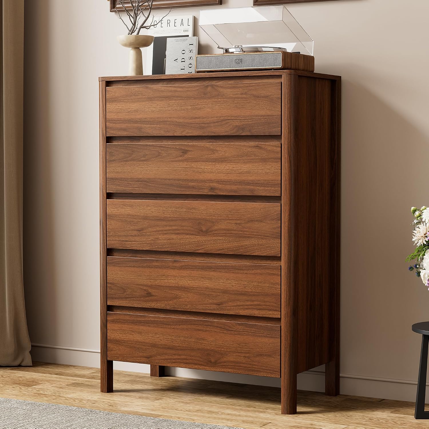 Bedroom Furniture - Mobile contenitore verticale a cinque cassetti