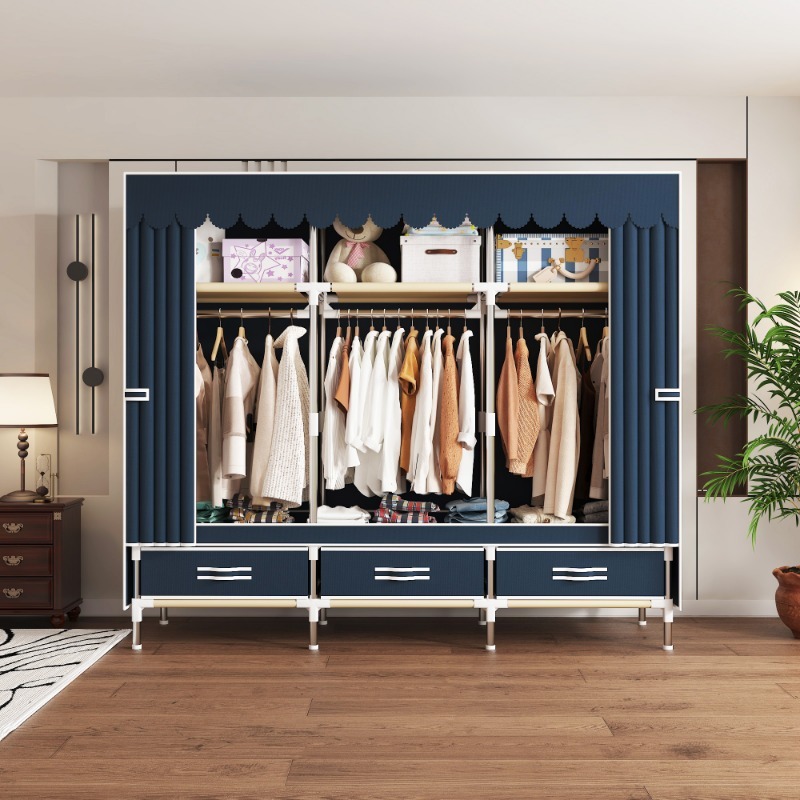 Wardrobe Closet Portable Fabric Cover - Armadio in tessuto da 65 pollici