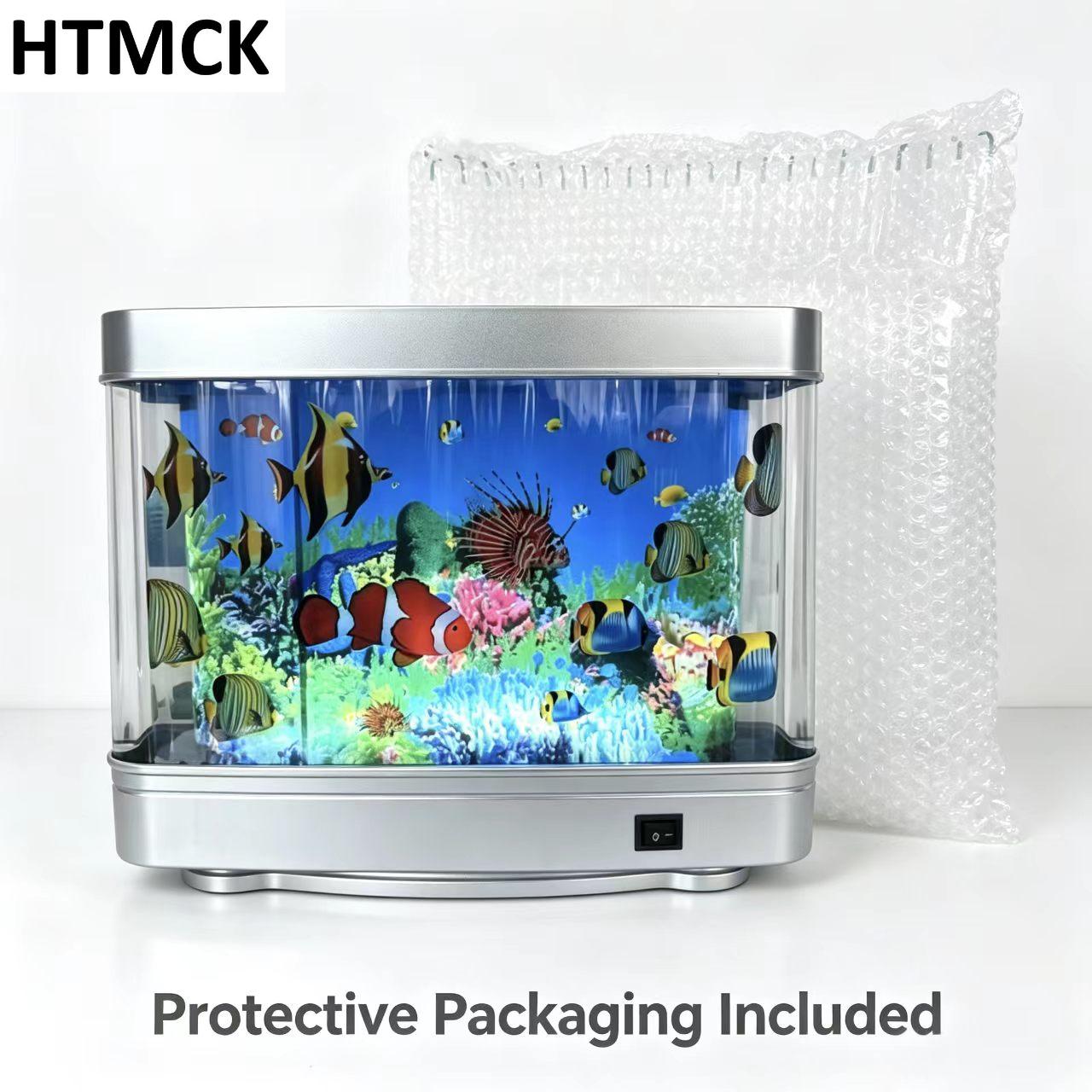 Floating Nightstand With Led Light - Lampade per Acquario con Pesci Tropicali,
