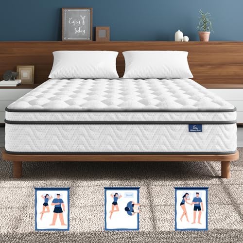 Memory Foam Mattress In A Box Queen - Materasso Queen Size 12 Pollici, Materasso