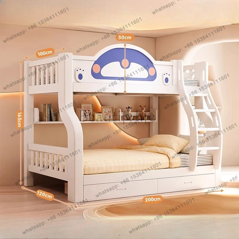 King Size Bed Frame With Storage Drawers - Letto a Castello Moderno di Lusso