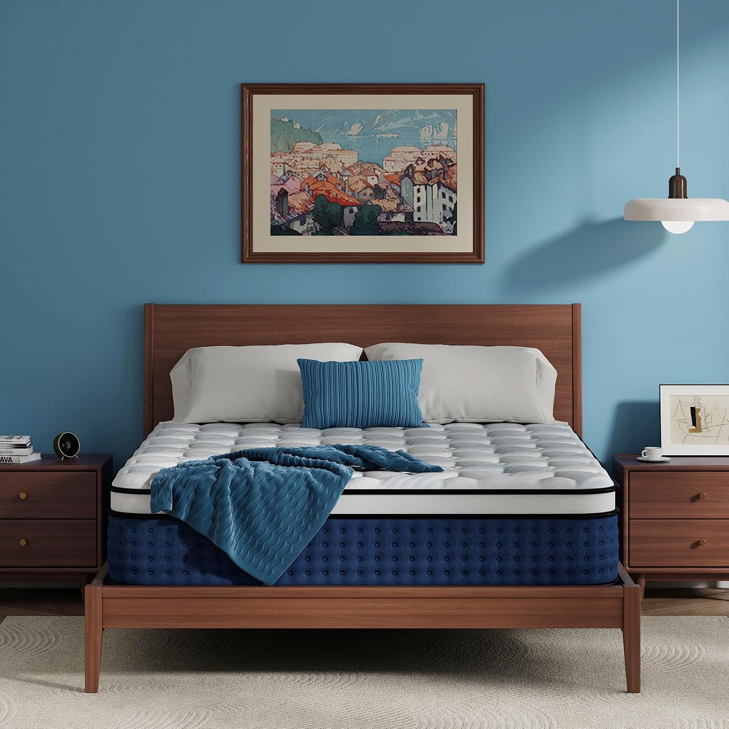 Memory Foam Mattress In A Box Queen - Materasso Ibrido Queen Size in Scatola,