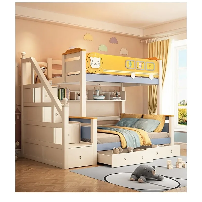Letto a castello in legno per  - Bunk Bed With Stairs And Slide recensione e prezzo