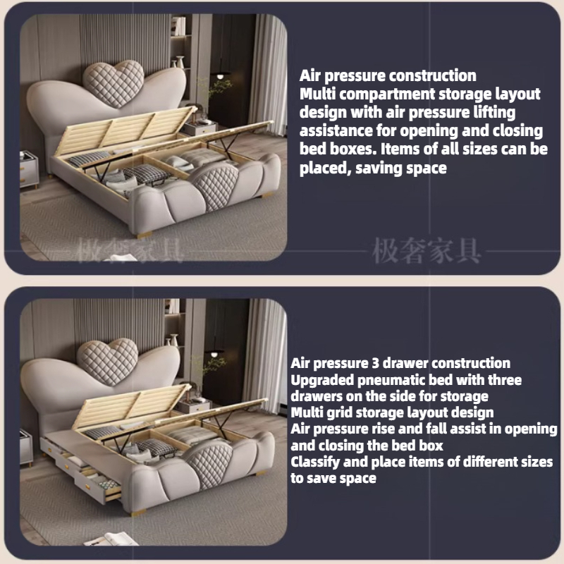 Letto Matrimoniale 200x220cm c - King Size Bed Frame With Storage Drawers recensione e prezzo