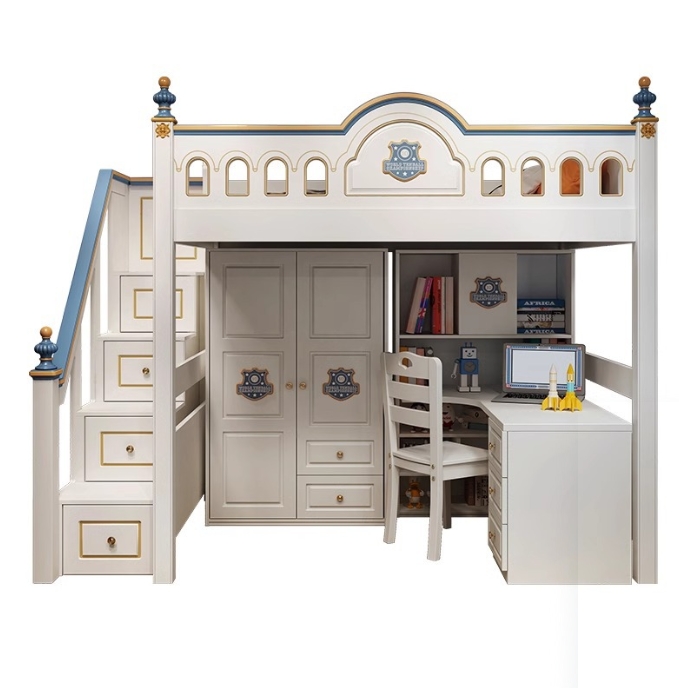 Letto a Castello in Legno per  - Bunk Bed With Stairs And Slide recensione e prezzo