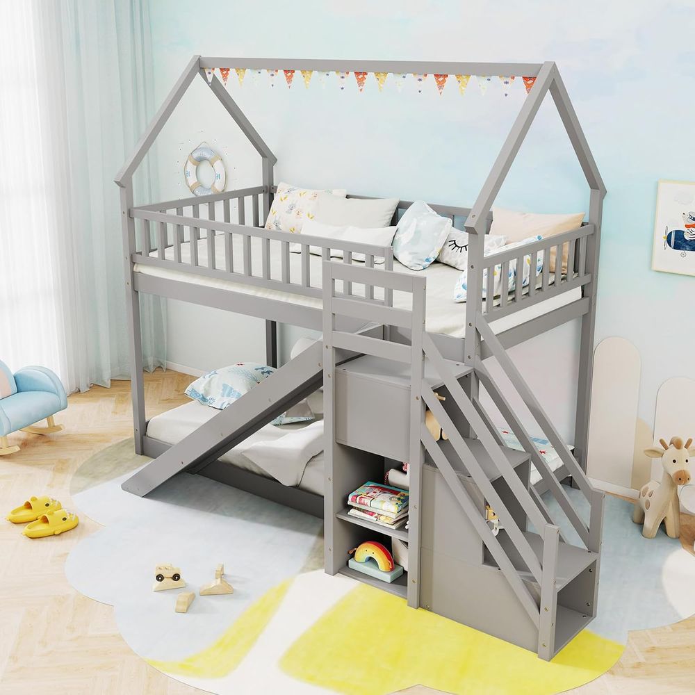 Letto a Castello Singolo con S - Bunk Bed With Stairs And Slide recensione e prezzo