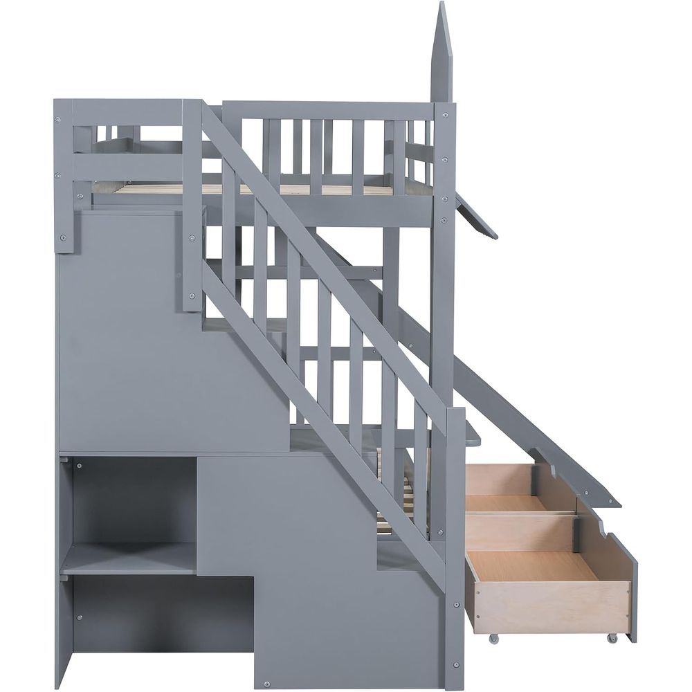 Letto a castello per bambini e - Bunk Bed With Stairs And Slide recensione e prezzo