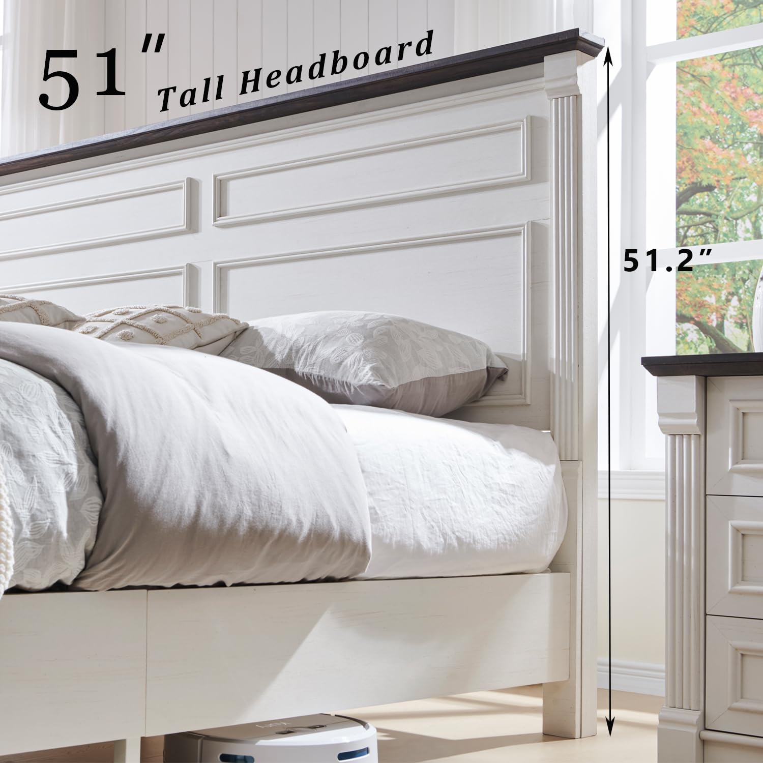 Letto matrimoniale stile rusti - King Size Bed Frame With Storage Drawers recensione e prezzo