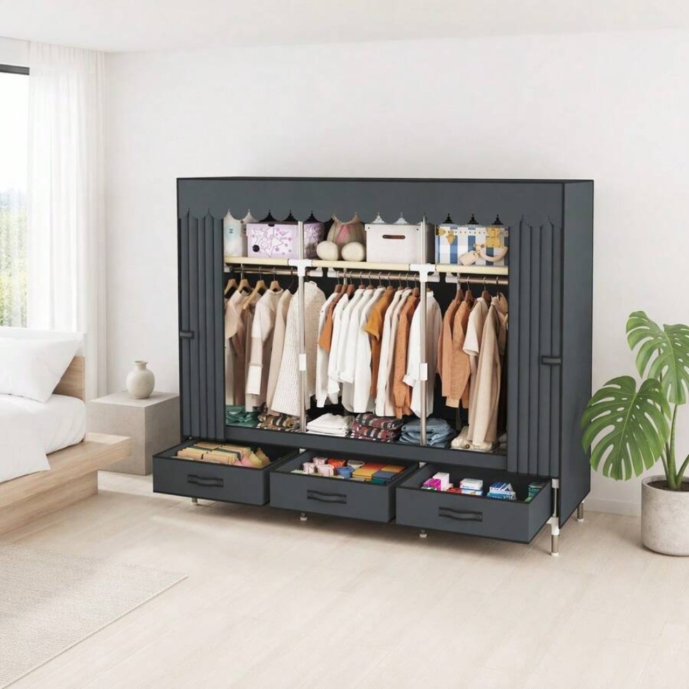 Armadio Portatile con Telaio i - Wardrobe Closet Portable Fabric Cover recensione e prezzo