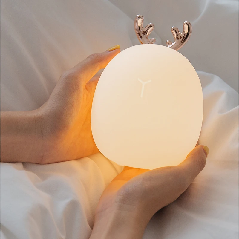 Led Carton Deer Rabbit Silicon - Floating Nightstand With Led Light recensione e prezzo