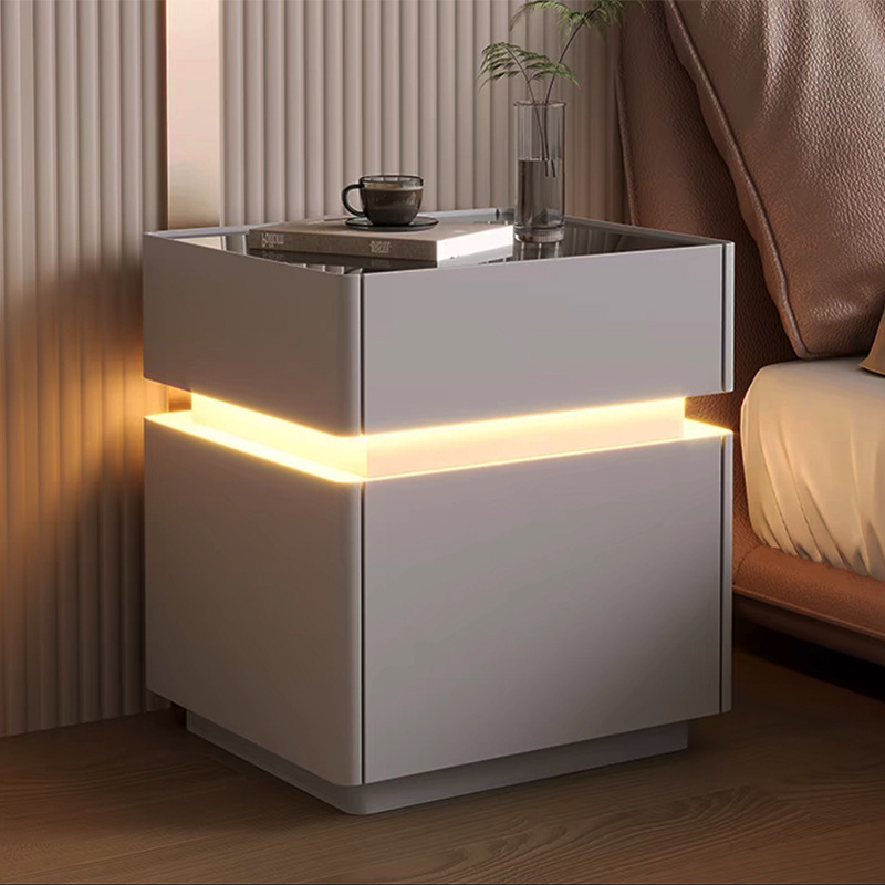 Comodino intelligente con sens - Solid Wood Nightstand 2 Drawers recensione e prezzo