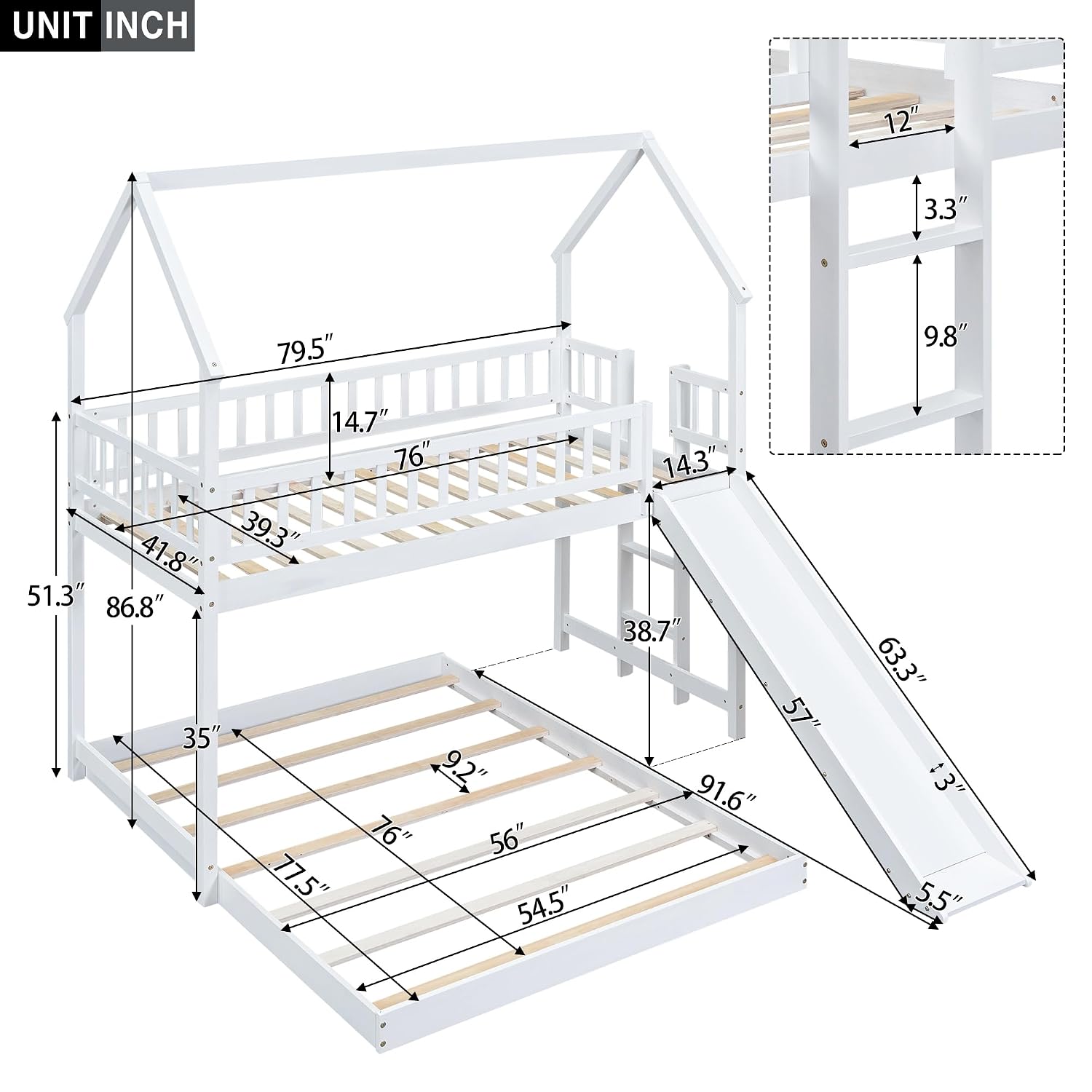 Letto a castello con scale e s - Bunk Bed With Stairs And Slide recensione e prezzo