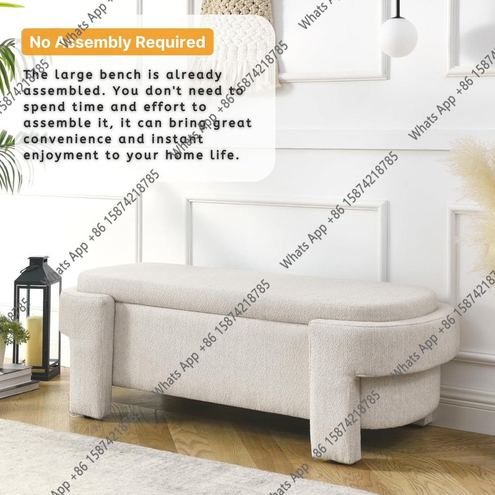 Panca contenitore ovale in lin - Bedroom Furniture recensione e prezzo
