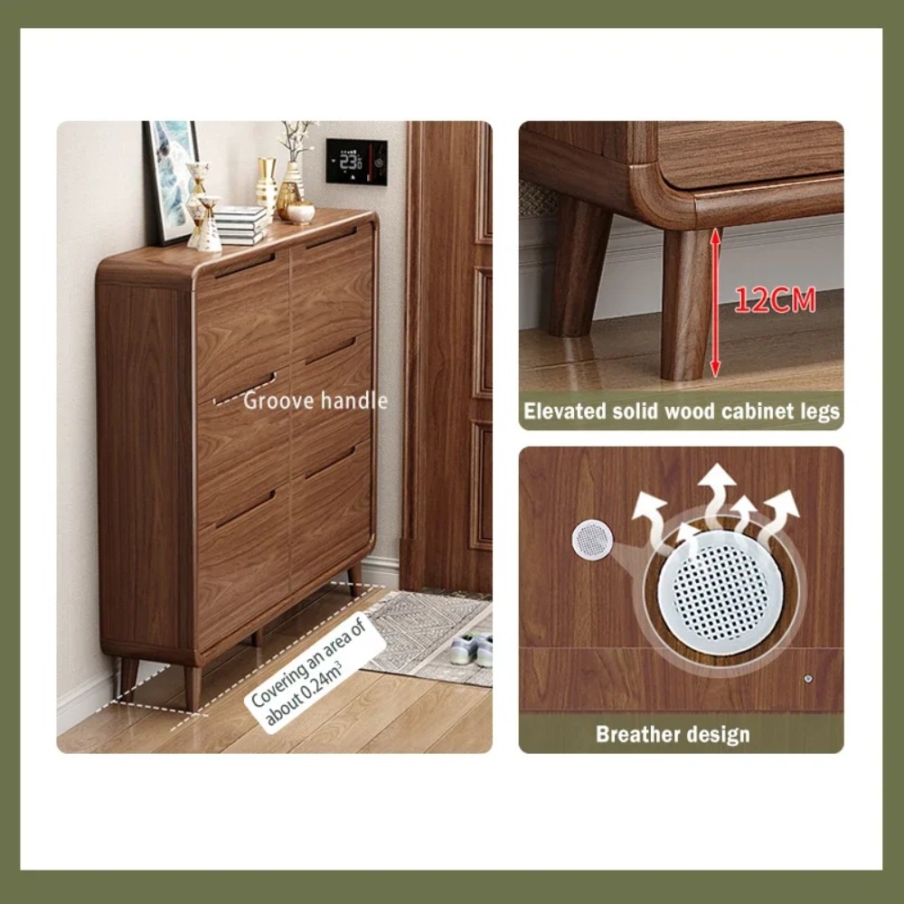 Scarpiera Sottile con Ante a R - Shoe Rack Cabinet Narrow Entryway recensione e prezzo