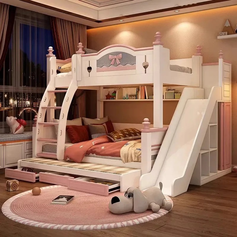 Letto a castello in legno mass - Bunk Bed With Stairs And Slide recensione e prezzo