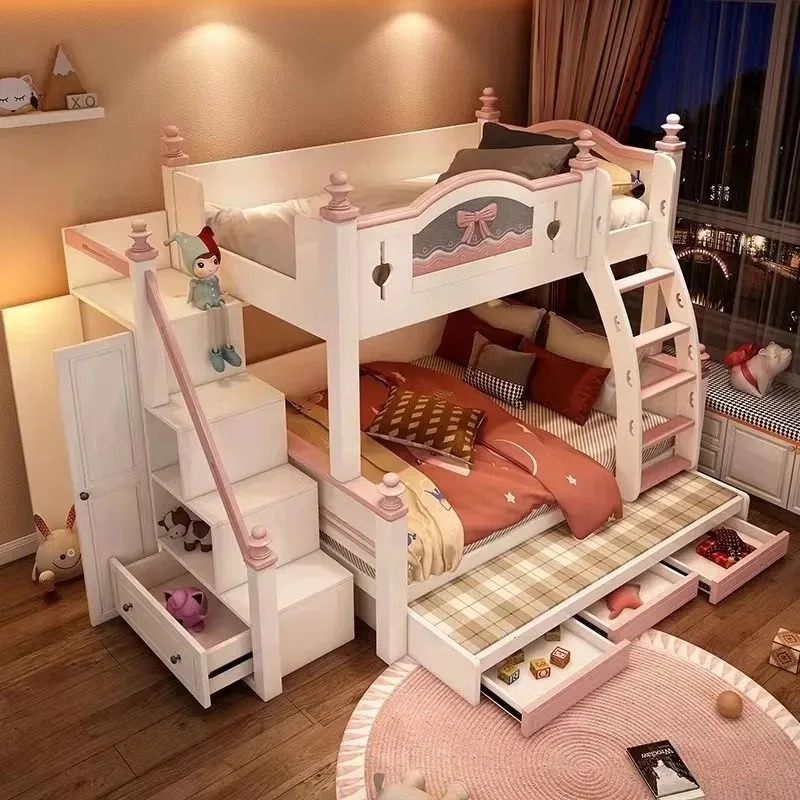 Letto a castello in legno mass - Bunk Bed With Stairs And Slide recensione e prezzo