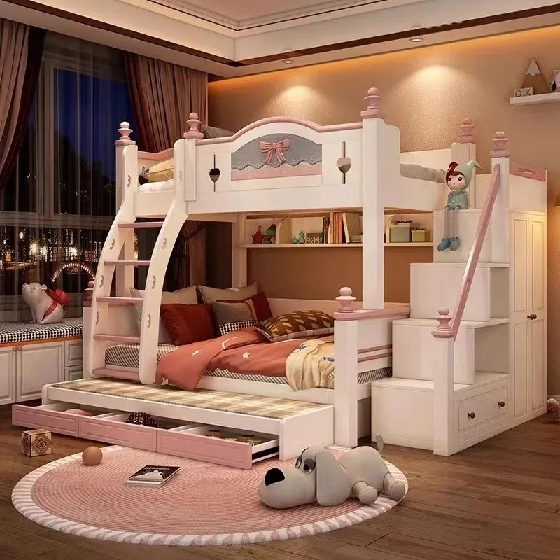 Letto a castello in legno mass - Bunk Bed With Stairs And Slide recensione e prezzo