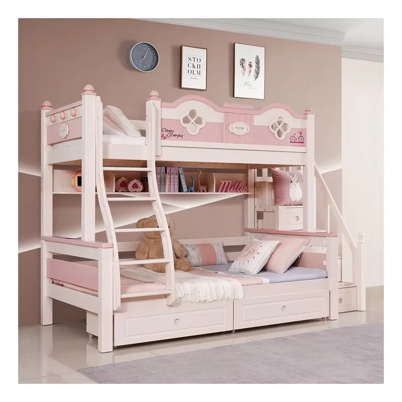 Letto a Castello Moderno di Lu - Bunk Bed With Stairs And Slide recensione e prezzo