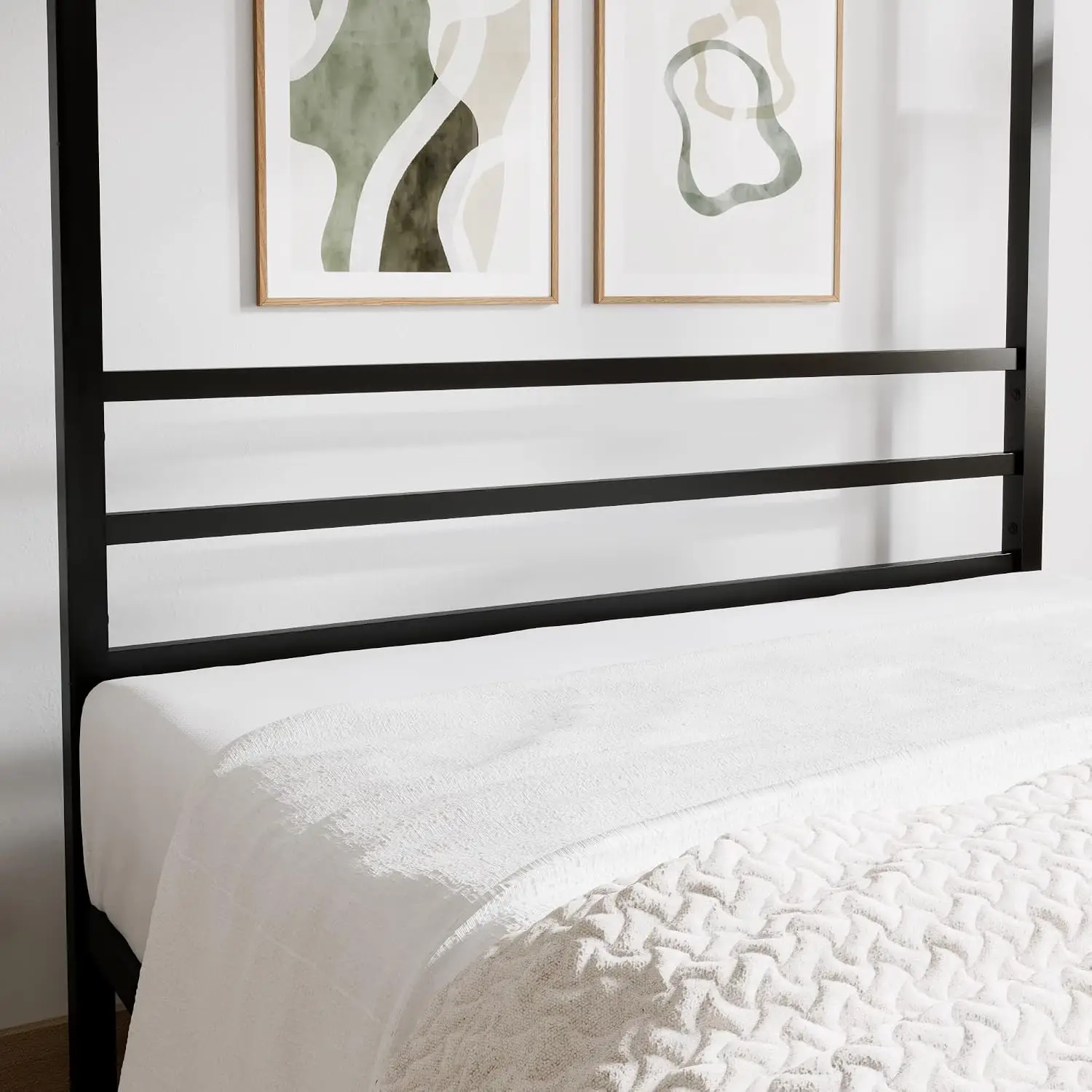 Letto a baldacchino in metallo - Canopy Bed Frame Metal Queen recensione e prezzo
