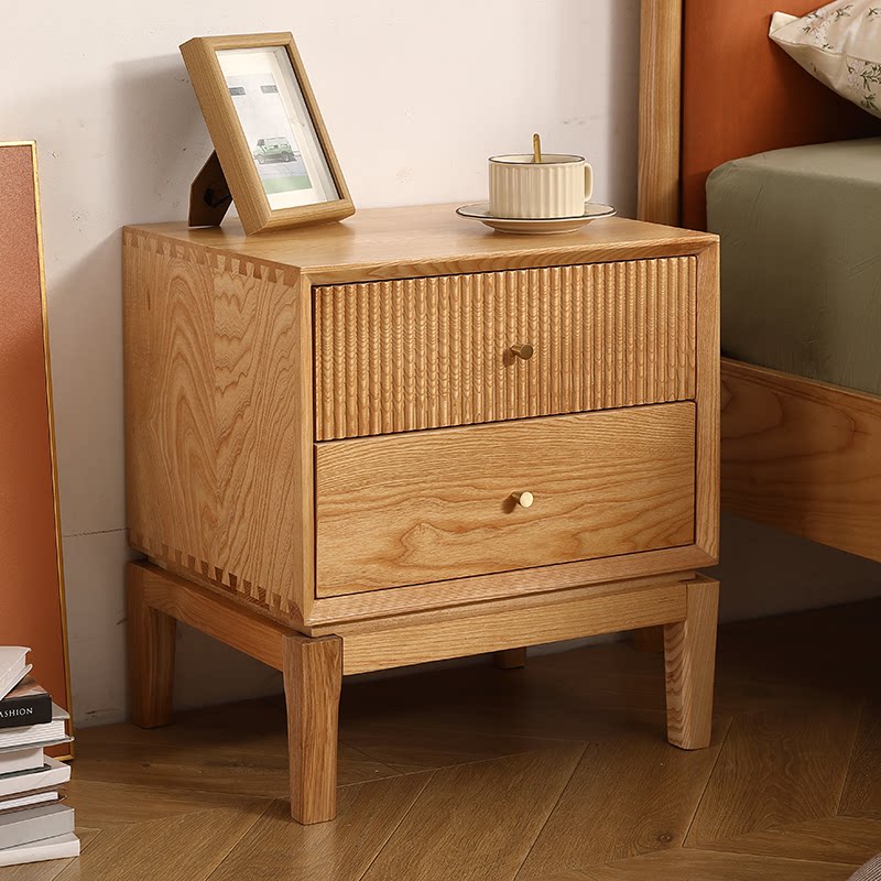 Comodini retrò in legno massel - Solid Wood Nightstand 2 Drawers recensione e prezzo