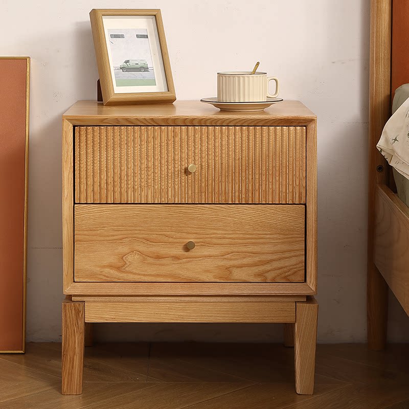 Comodini retrò in legno massel - Solid Wood Nightstand 2 Drawers recensione e prezzo