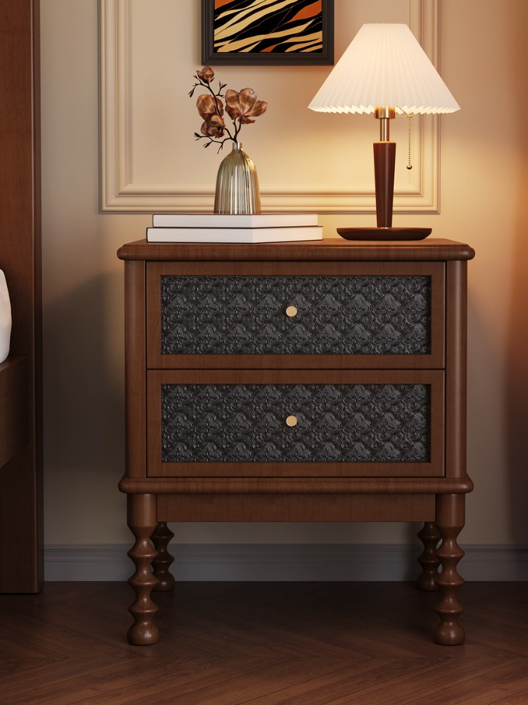 Comodini Vintage in Vetro Stam - Solid Wood Nightstand 2 Drawers recensione e prezzo