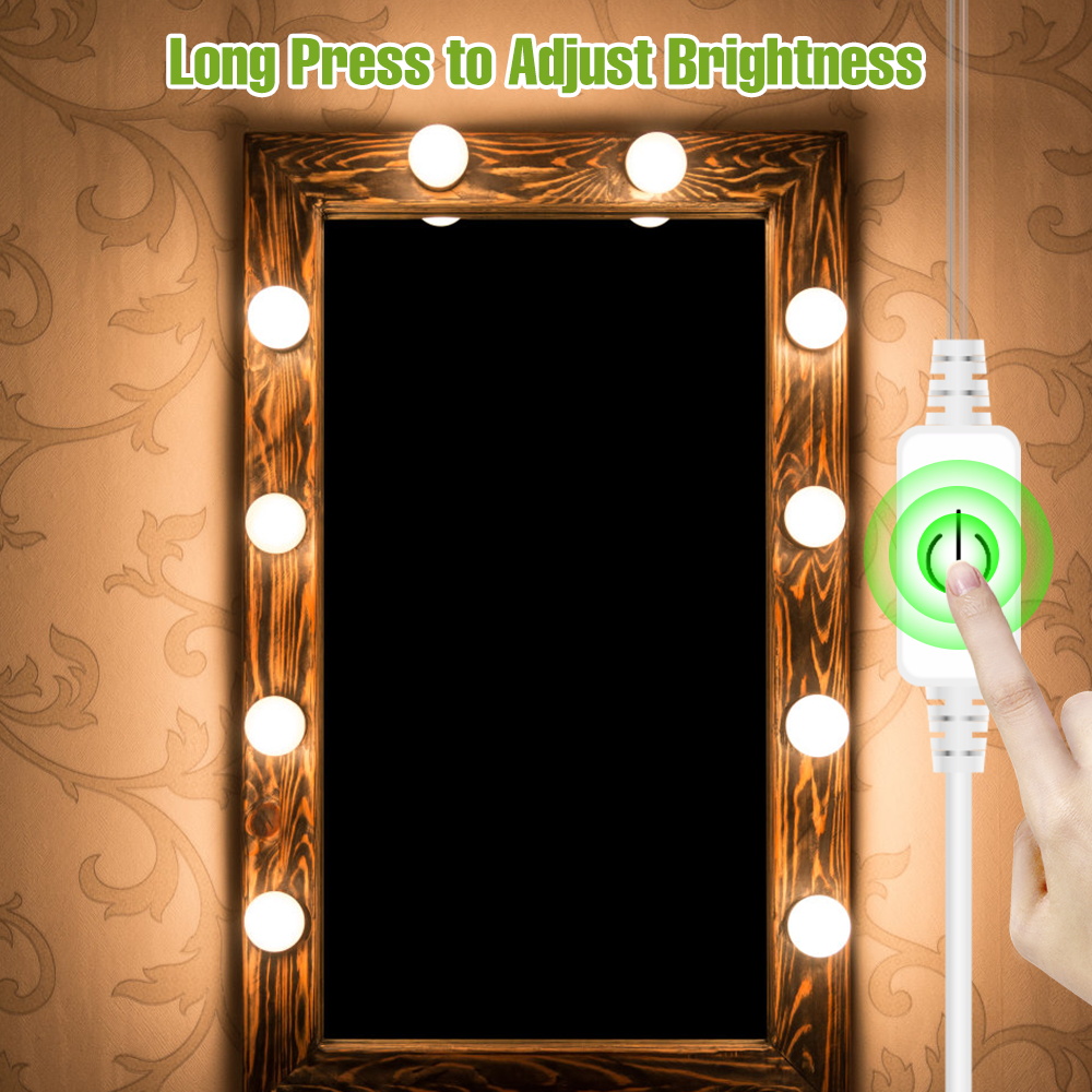 Lampadina LED per Specchio da  - Dressing Table Vanity With Lighted Mirror recensione e prezzo