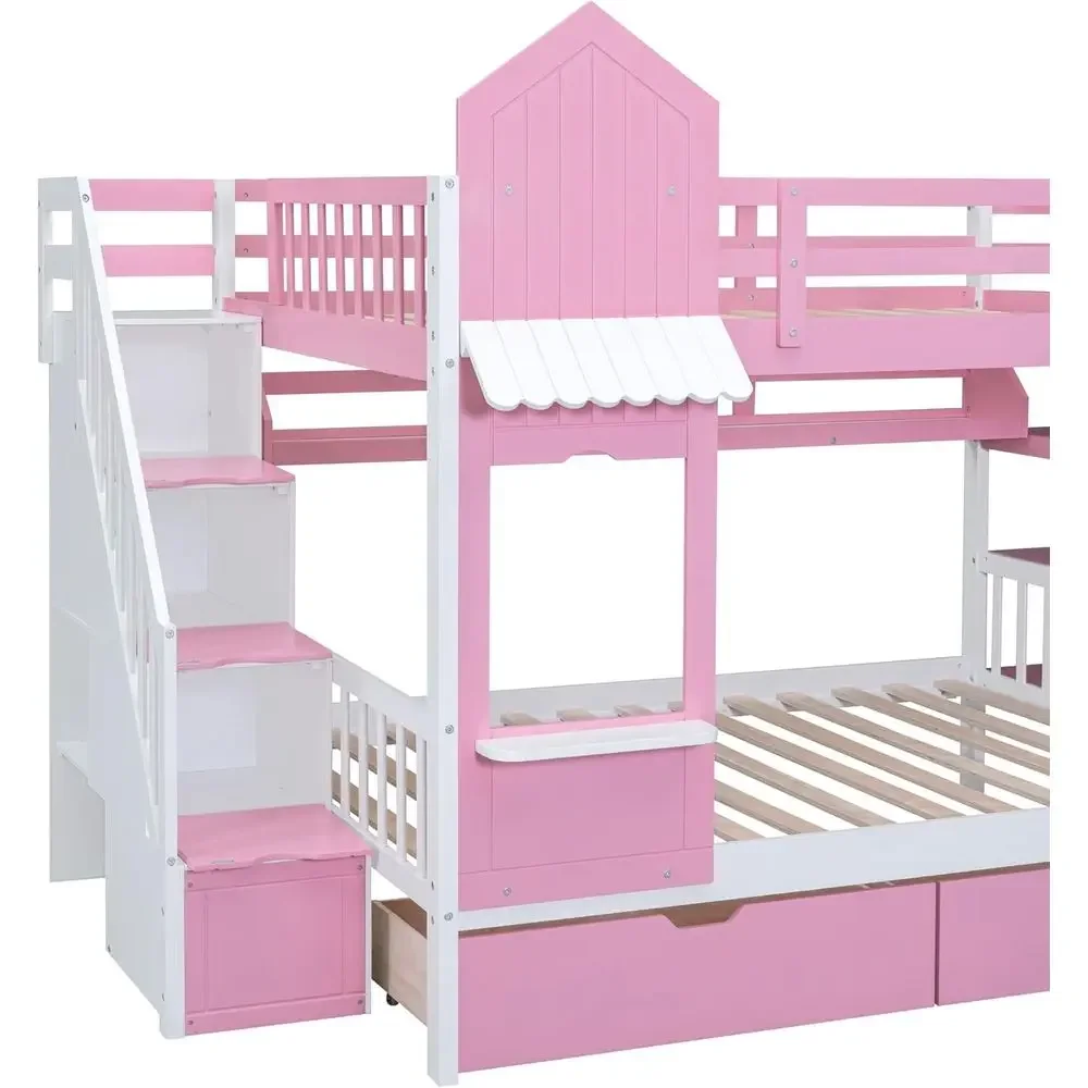 Letto a Castello per Bambini c - Bunk Bed With Stairs And Slide recensione e prezzo