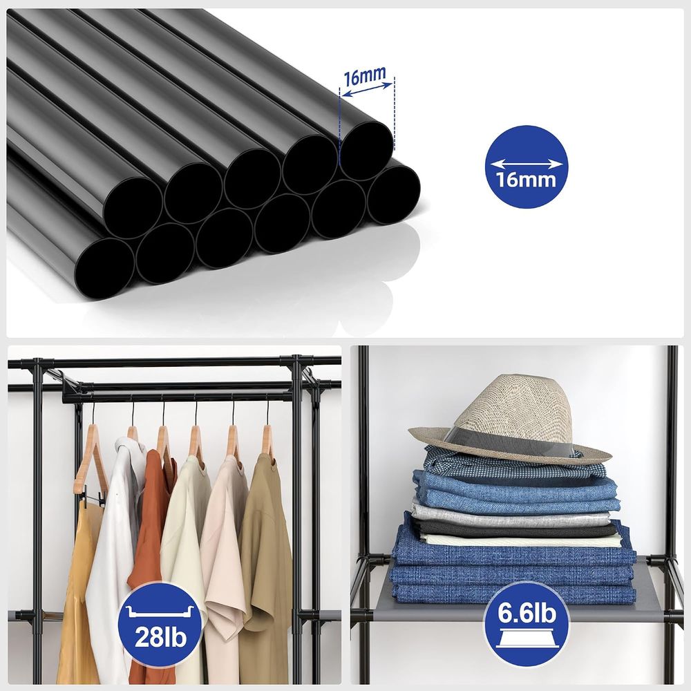 Armadio Portatile, Guardaroba  - Wardrobe Closet Portable Fabric Cover recensione e prezzo
