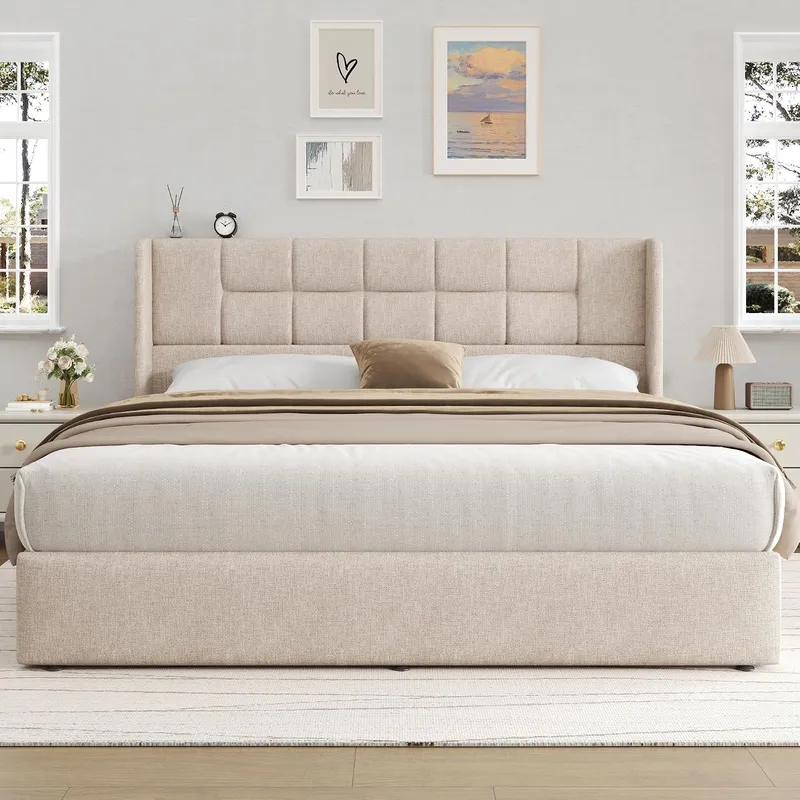 Struttura del letto con meccan - Gas Lift Storage Bed Hydraulic recensione e prezzo