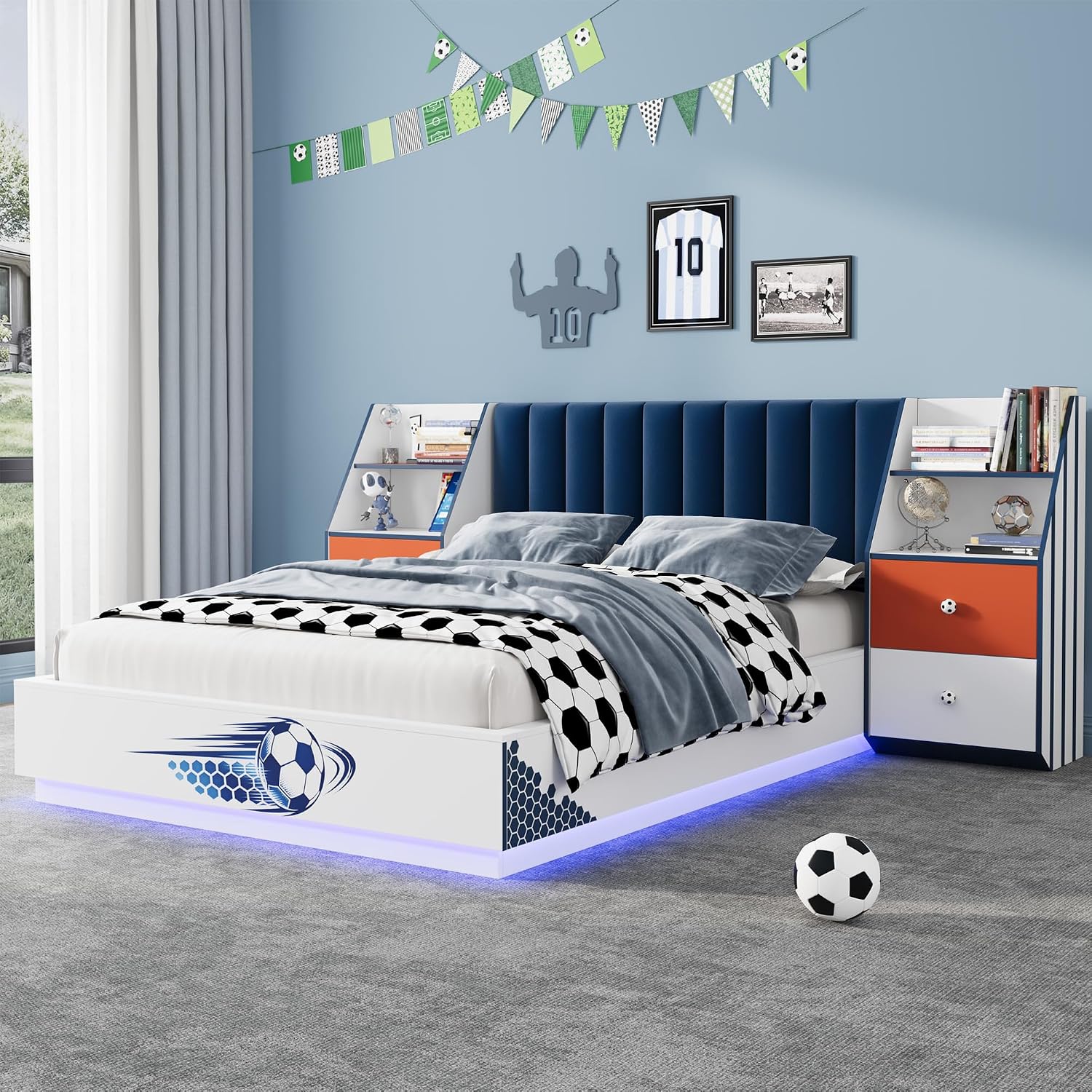 Letto Fluttuante Matrimoniale  - Floating Nightstand With Led Light recensione e prezzo