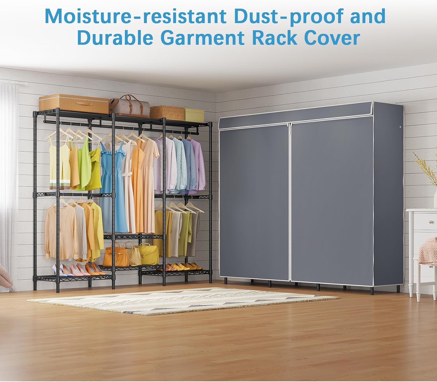 Appendiabiti con Copertura e R - Wardrobe Closet Portable Fabric Cover recensione e prezzo