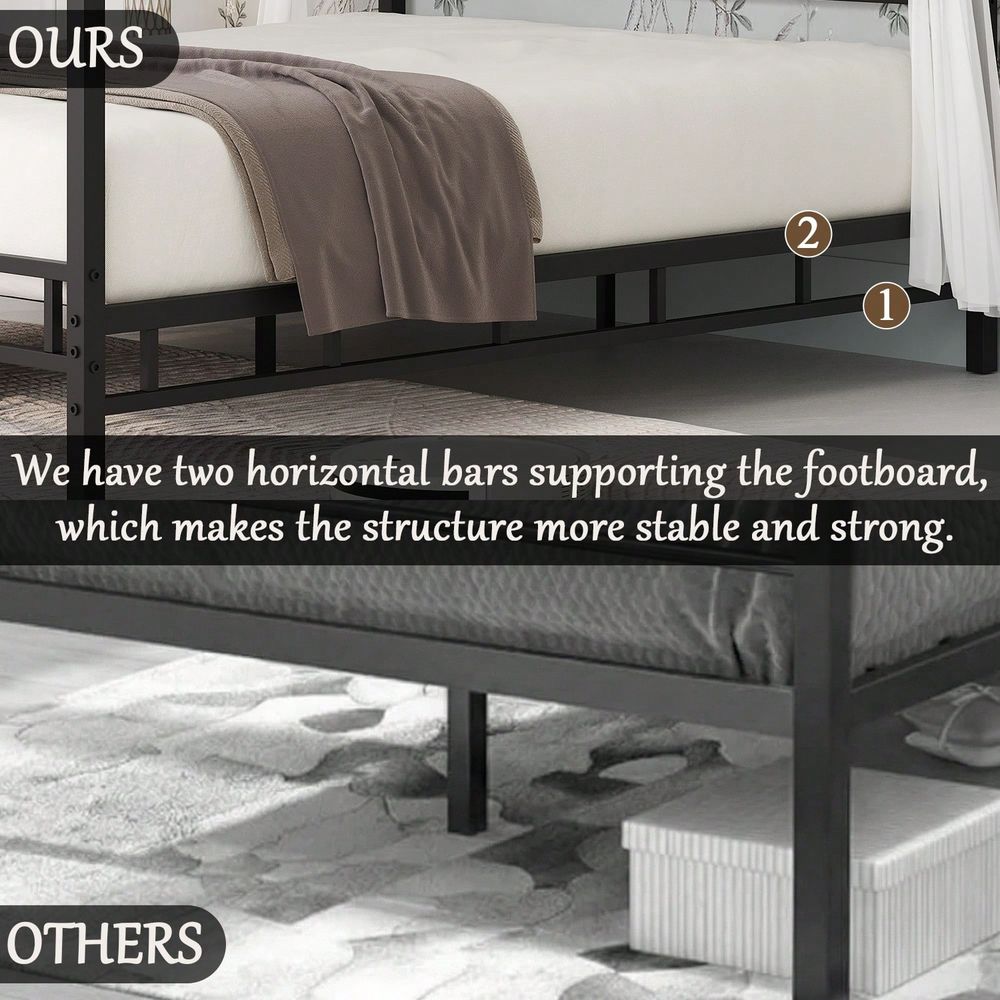 Struttura Letto a Baldacchino  - Canopy Bed Frame Metal Queen recensione e prezzo