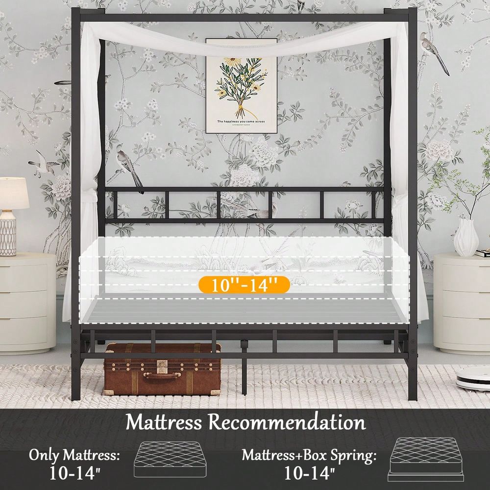Struttura Letto a Baldacchino  - Canopy Bed Frame Metal Queen recensione e prezzo