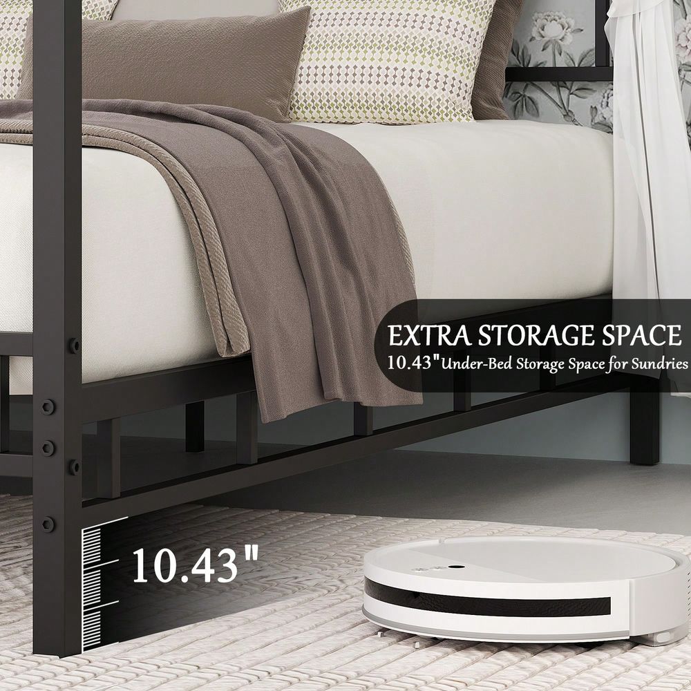 Struttura Letto a Baldacchino  - Canopy Bed Frame Metal Queen recensione e prezzo