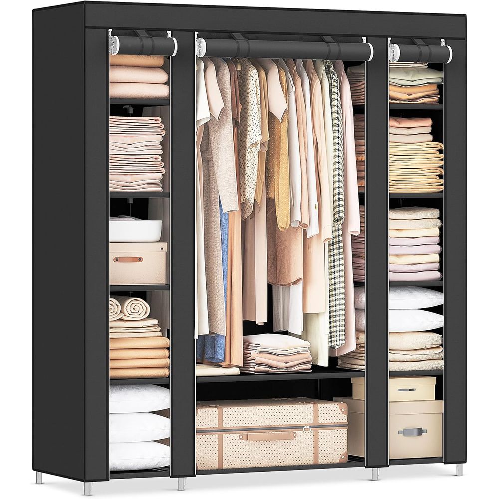 Armadio Guardaroba, Armadio Po - Wardrobe Closet Portable Fabric Cover recensione e prezzo