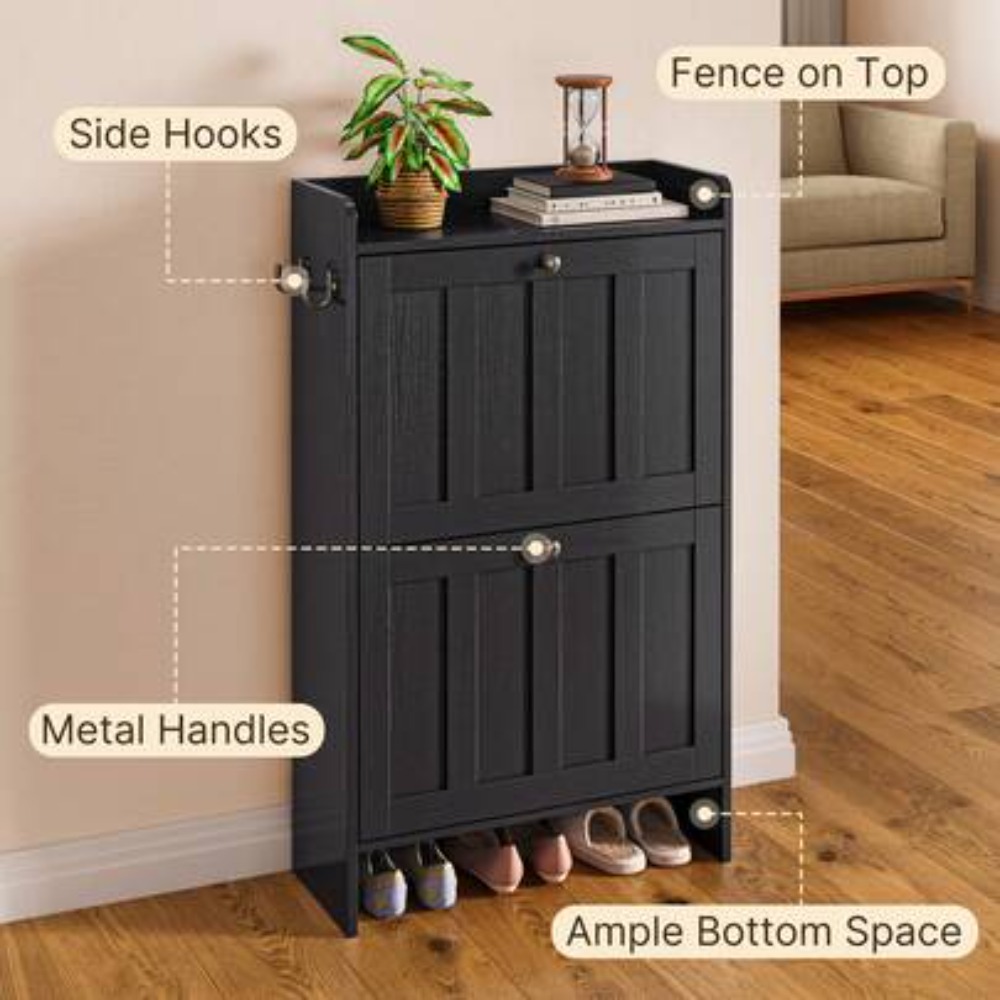 Mobiletto Portascarpe Autoport - Shoe Rack Cabinet Narrow Entryway recensione e prezzo