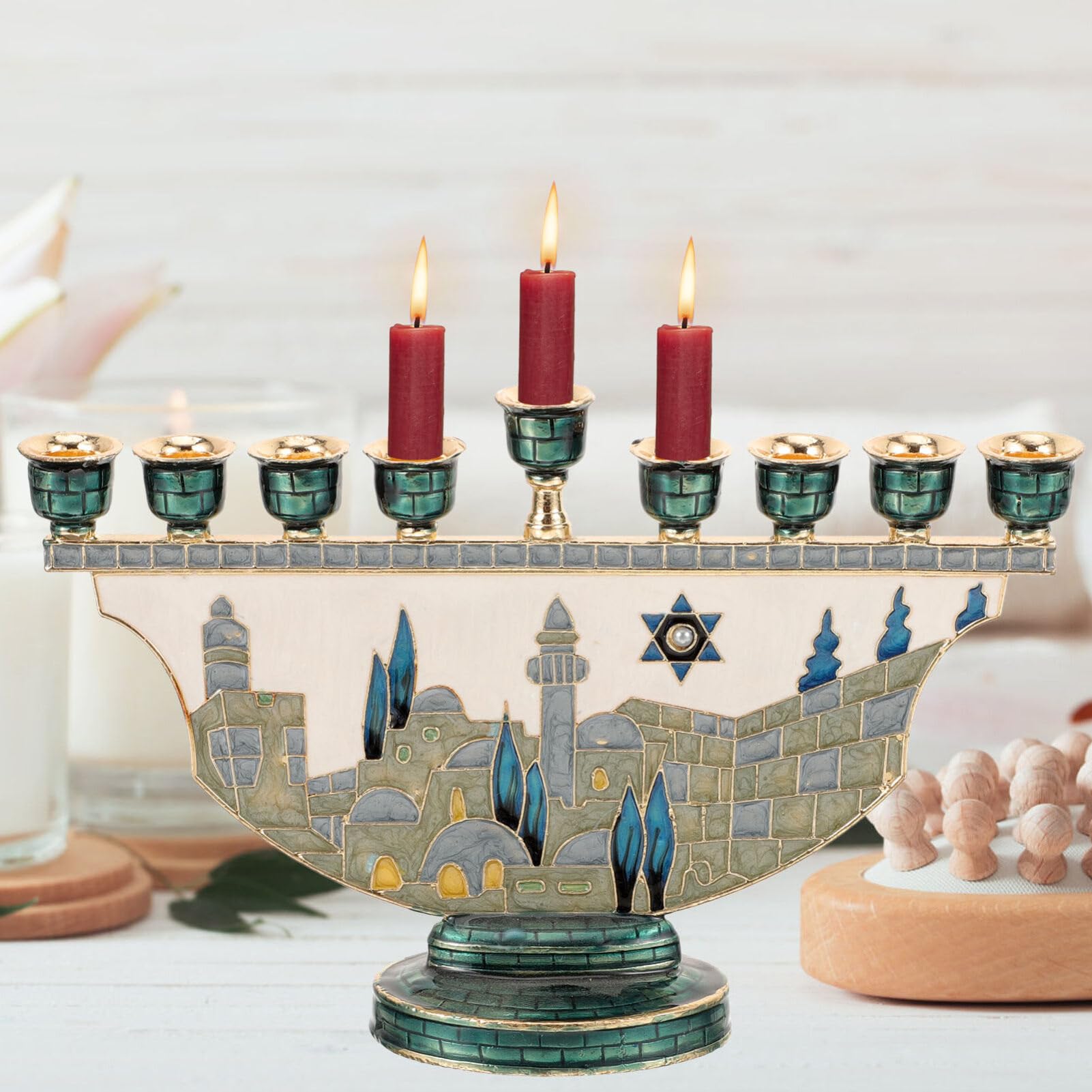 Menorah a 9 Bracci per Hanukka - Tables recensione e prezzo