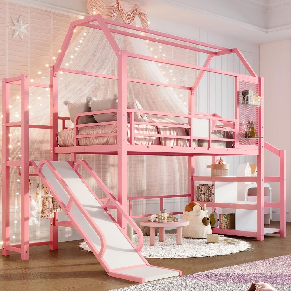 Letto a Castello in Metallo pe - Bunk Bed With Stairs And Slide recensione e prezzo