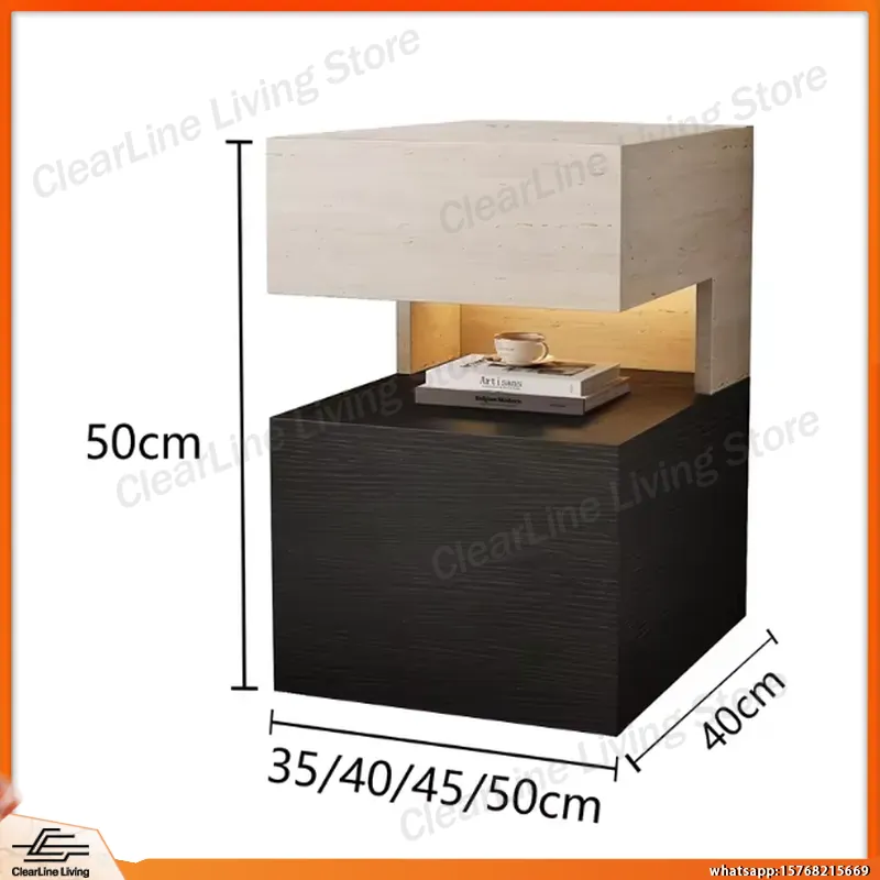 Comodino in Legno Massello Min - Floating Nightstand With Led Light recensione e prezzo