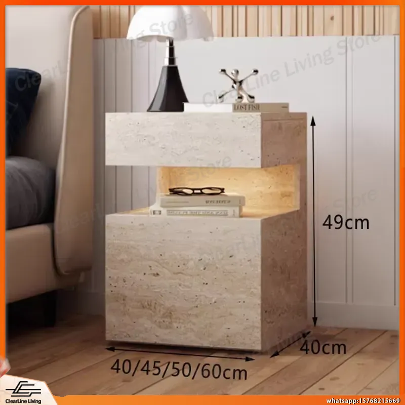 Comodino in Legno Massello Min - Floating Nightstand With Led Light recensione e prezzo