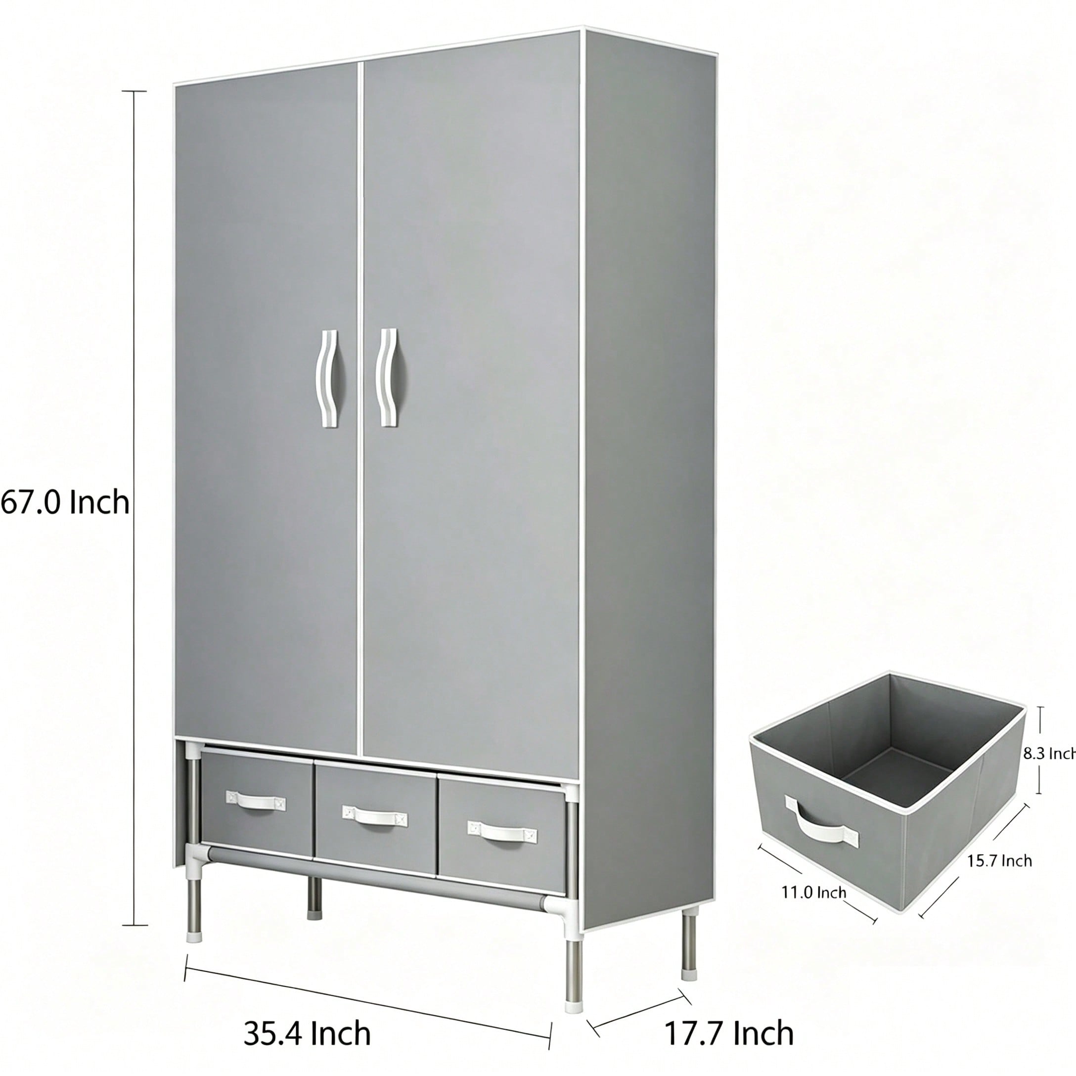 Armadio Portatile, Organizzato - Wardrobe Closet Portable Fabric Cover recensione e prezzo