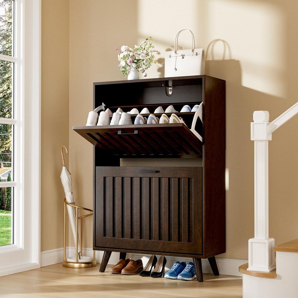 Mobiletto Portascarpe o Mobile - Shoe Rack Cabinet Narrow Entryway recensione e prezzo