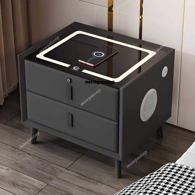 Comodino intelligente in legno - Solid Wood Nightstand 2 Drawers recensione e prezzo
